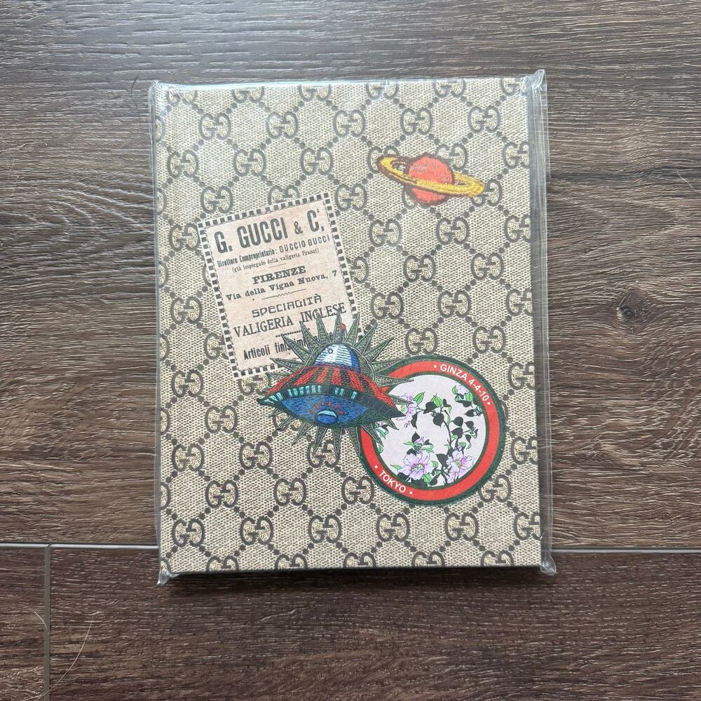 Gucci 'My Gucci Book' GG Monogram Pattern Hardcover Notebook